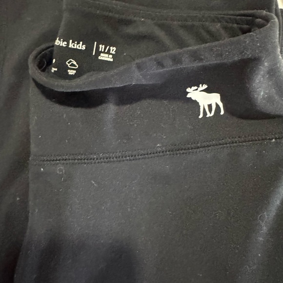Abercrombie Kids Black flare leggings - Picture 1 of 2